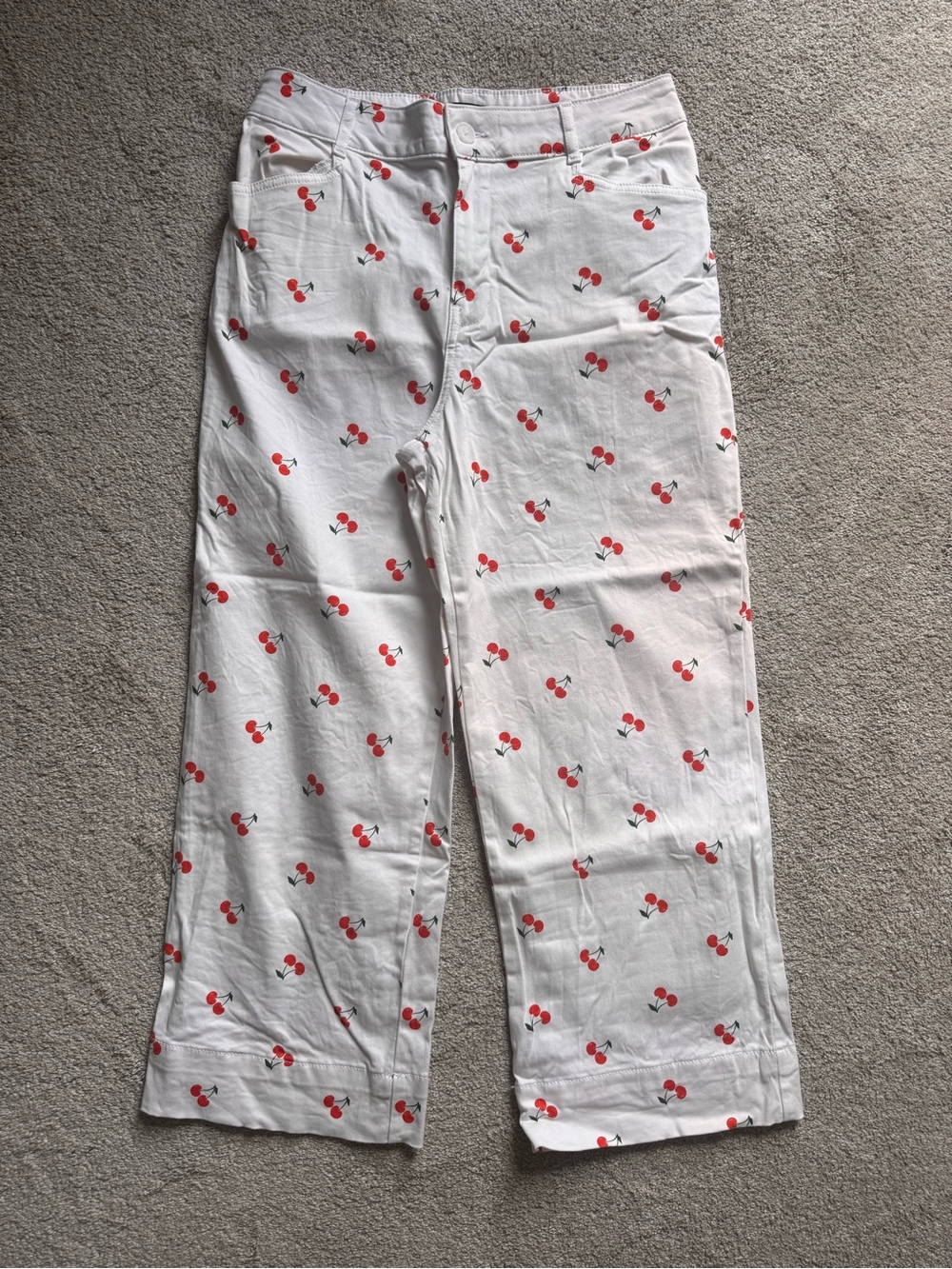 Bagatelle cherry crop pants 10
